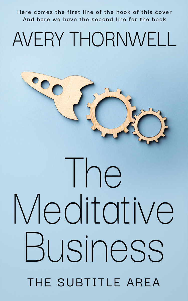 2D view of Custom & Premade Self-Improvement & Self-Help Book Cover - Periwinkle Gray #17758 | BookCoverZone*