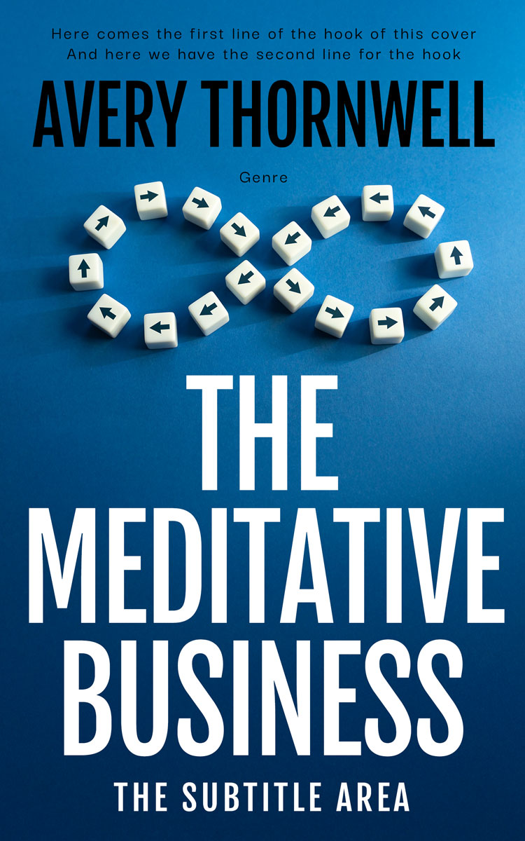 2D view of Custom & Premade Self-Improvement & Self-Help Book Cover - Venice Blue #17763 | BookCoverZone*