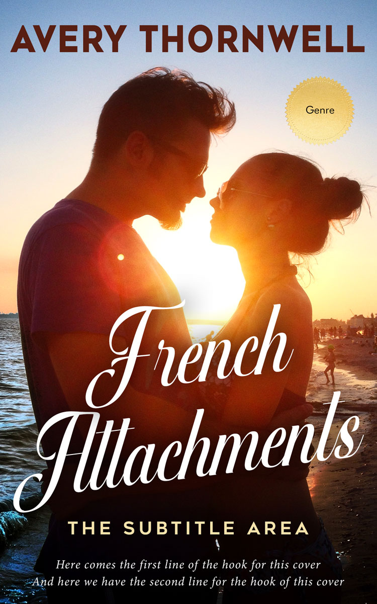 2D view of Custom & Premade Romance Book Cover - Timberwolf #17797 | BookCoverZone*