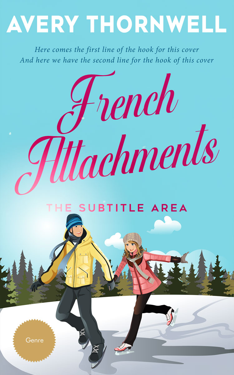 2D view of Custom & Premade Romance Book Cover - Riptide #17799 | BookCoverZone*