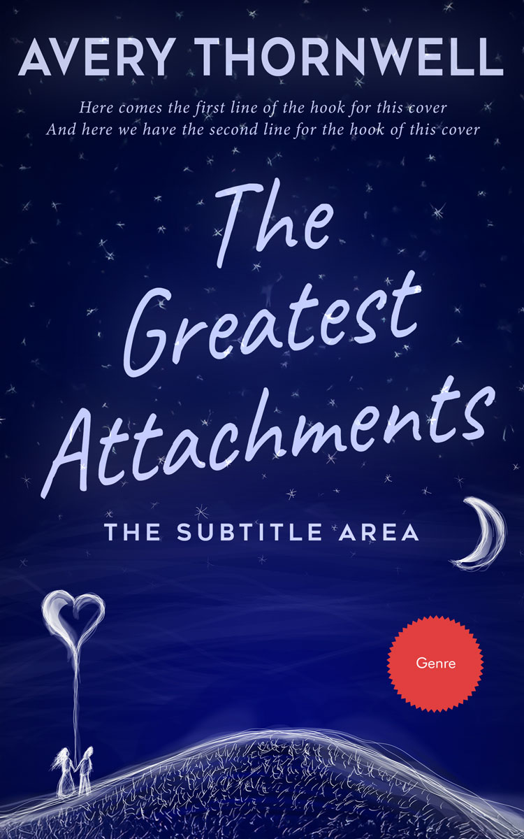 2D view of Custom & Premade Romance Book Cover - Downriver #17806 | BookCoverZone*