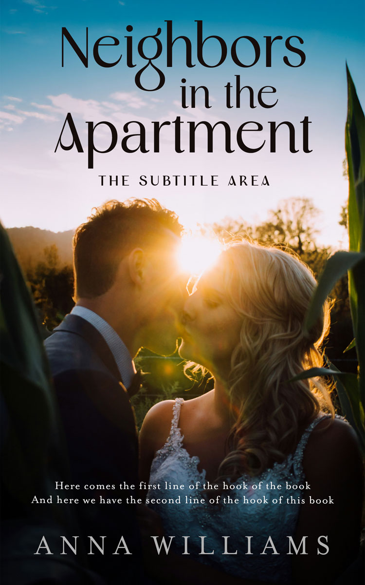 2D view of Custom & Premade Romance Book Cover - Wafer #17827 | BookCoverZone*