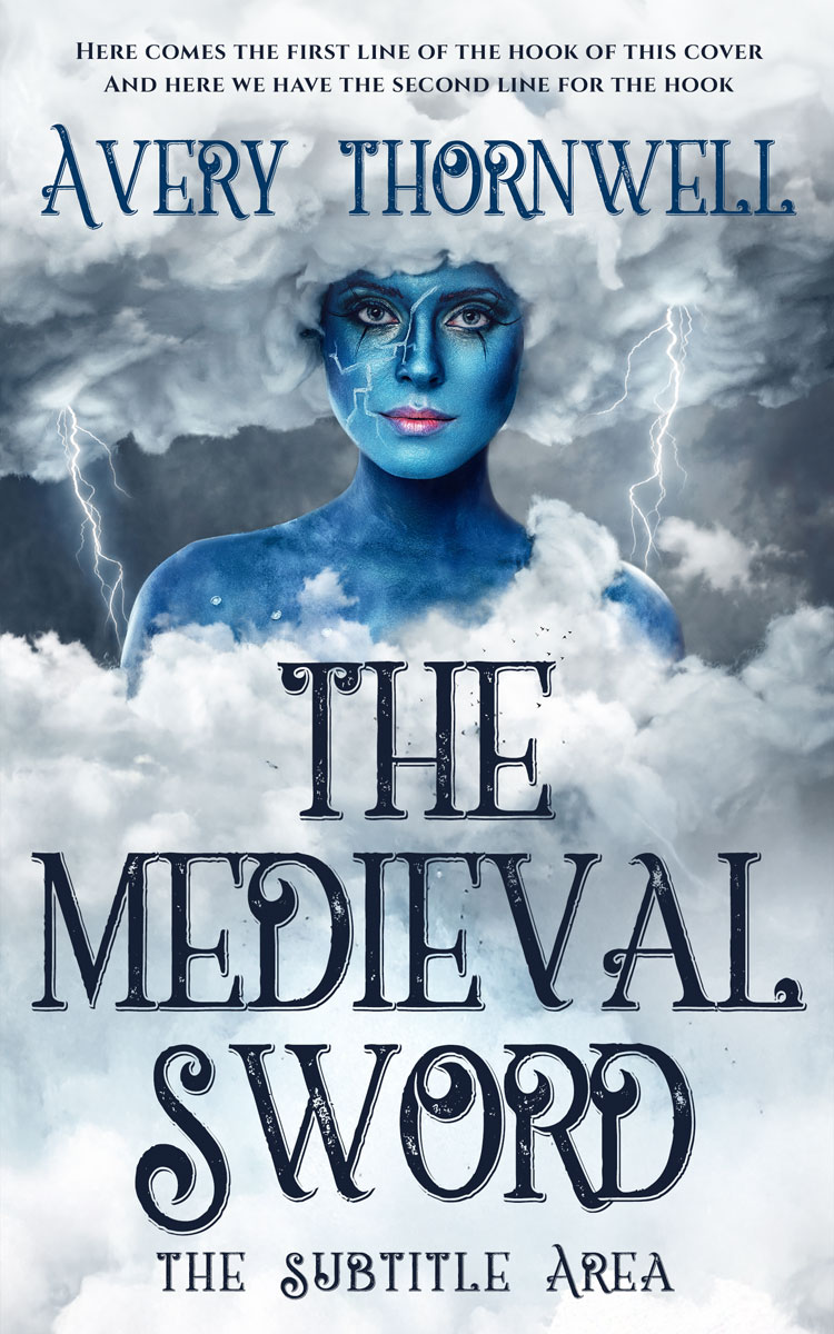 2D view of Premade  Book Cover - Geyser #17828 | BookCoverZone*