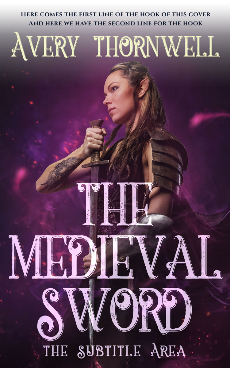 2D view of Premade  Book Cover - Livid Brown #17829 | BookCoverZone*