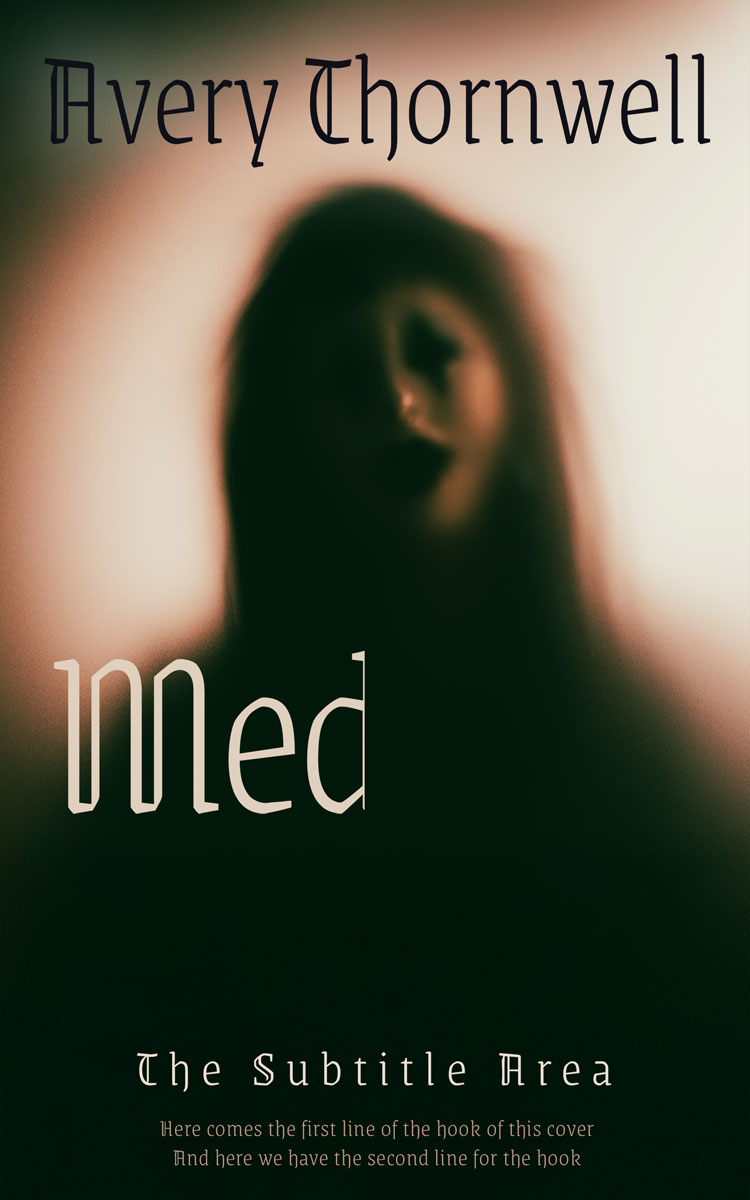 2D view of Premade  Book Cover - Vanilla #17850 | BookCoverZone*