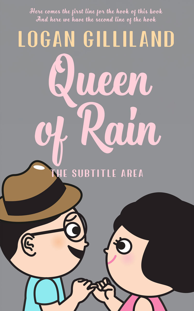 2D view of Premade Romance Book Cover - Star Dust #17853 | BookCoverZone*