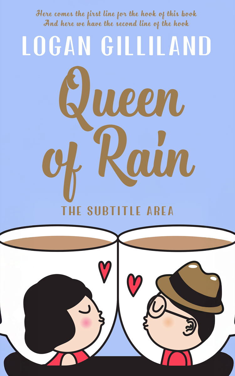 2D view of Premade Romance Book Cover - Perano #17854 | BookCoverZone*
