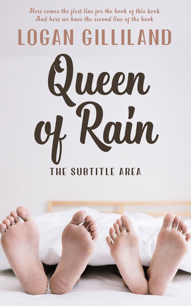 2D view of Premade Romance Book Cover - Bon Jour #17855 | BookCoverZone*