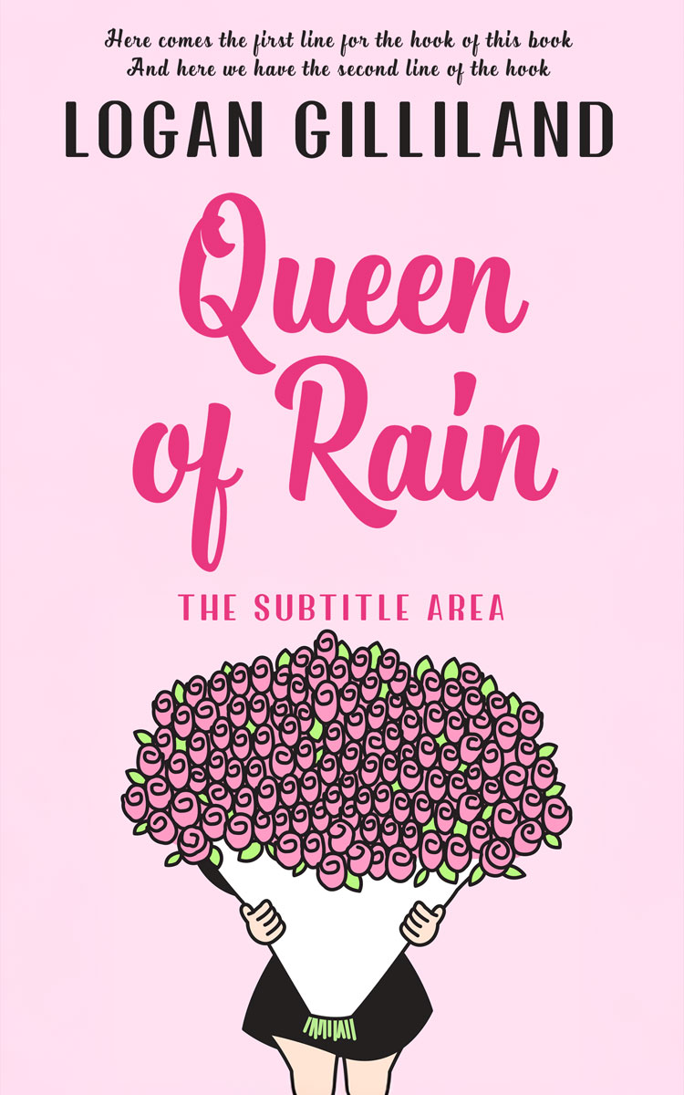 2D view of Premade Romance Book Cover - Classic Rose #17856 | BookCoverZone*