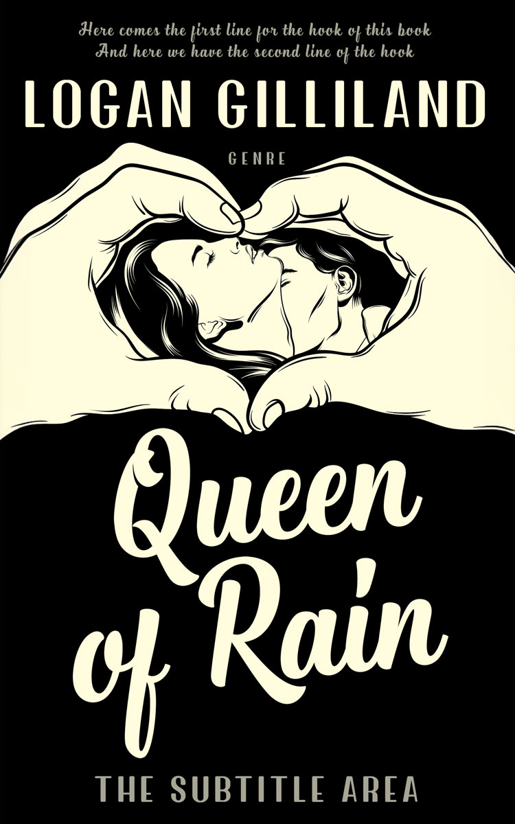 2D view of Premade Romance Book Cover - Coconut Cream #17860 | BookCoverZone*