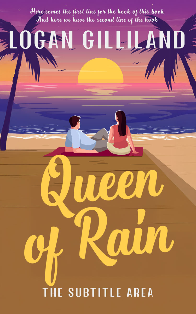 2D view of Premade Romance Book Cover - Leather #17862 | BookCoverZone*