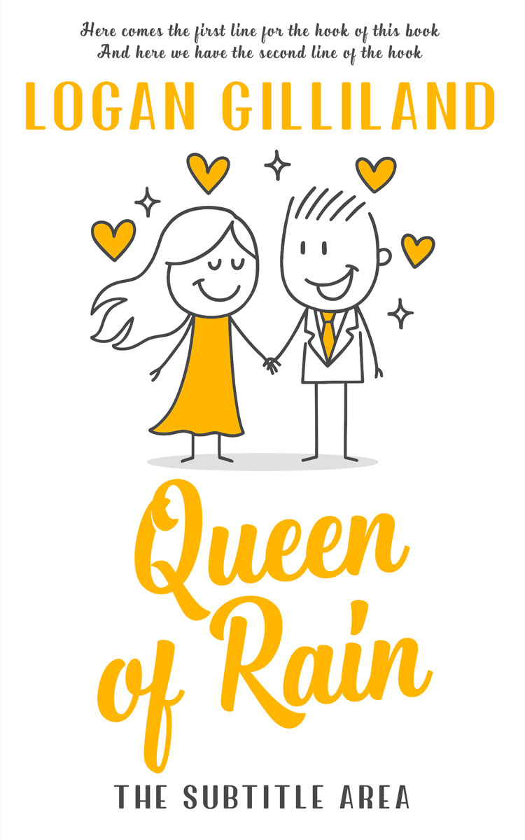 2D view of Premade Romance Book Cover - Sun #17863 | BookCoverZone*