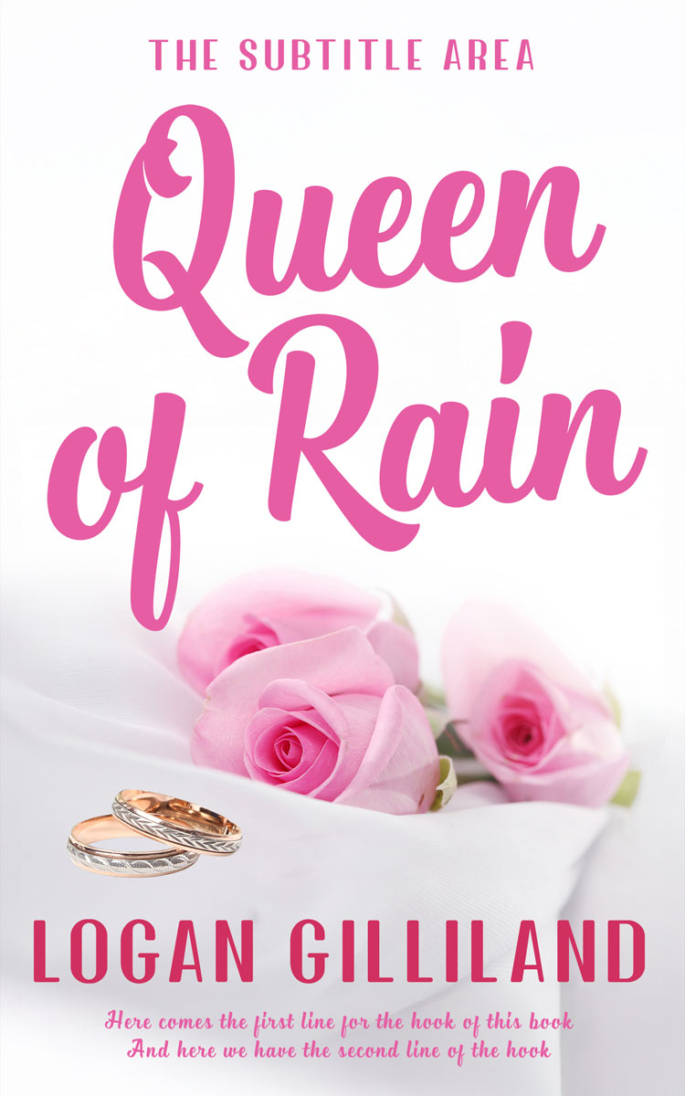 2D view of Premade Romance Book Cover - Cranberry #17866 | BookCoverZone*