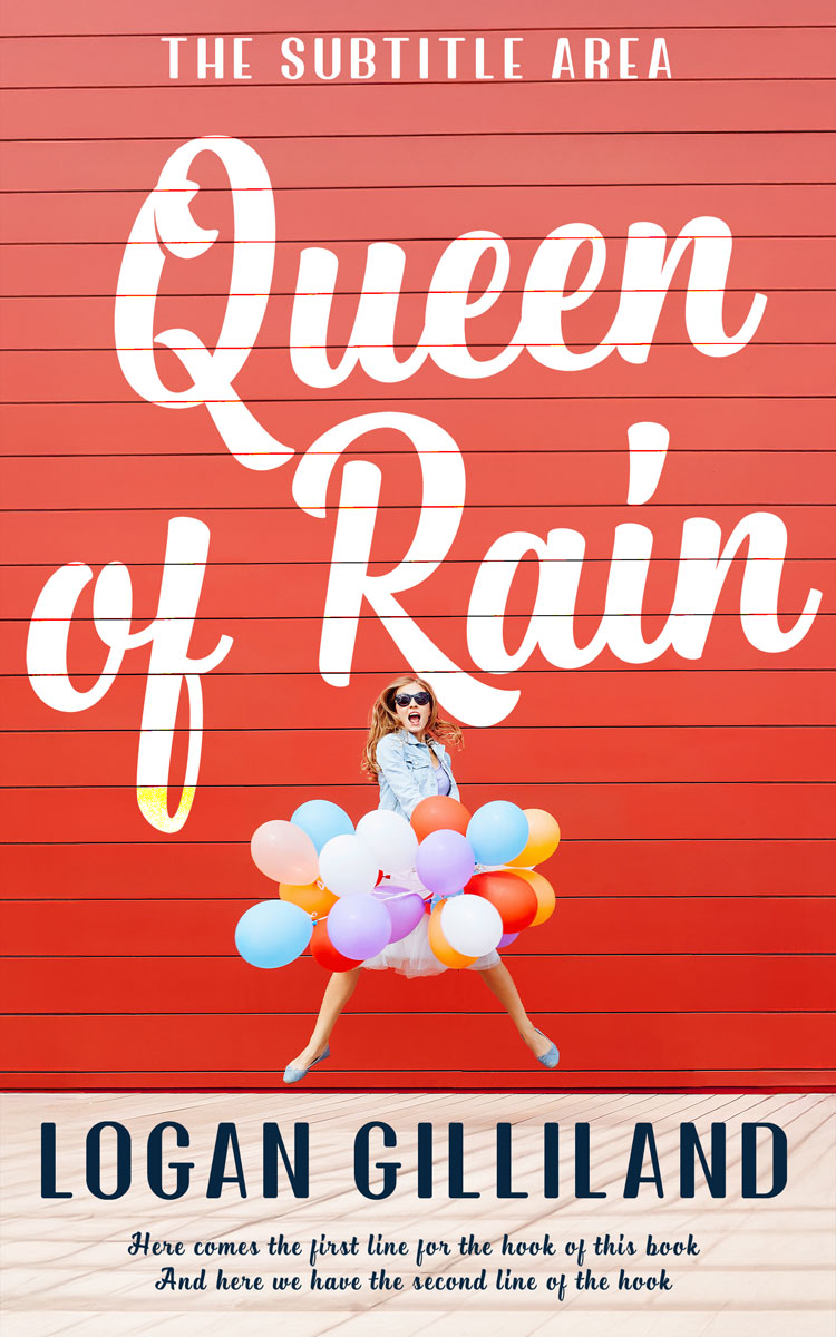 2D view of Premade Chick Lit Book Cover - Flame Pea #17868 | BookCoverZone*