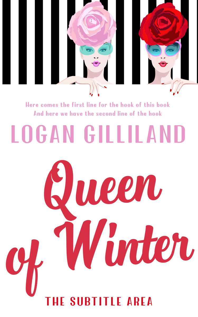 2D view of Premade Chick Lit Book Cover - Vanilla Ice #17872 | BookCoverZone*