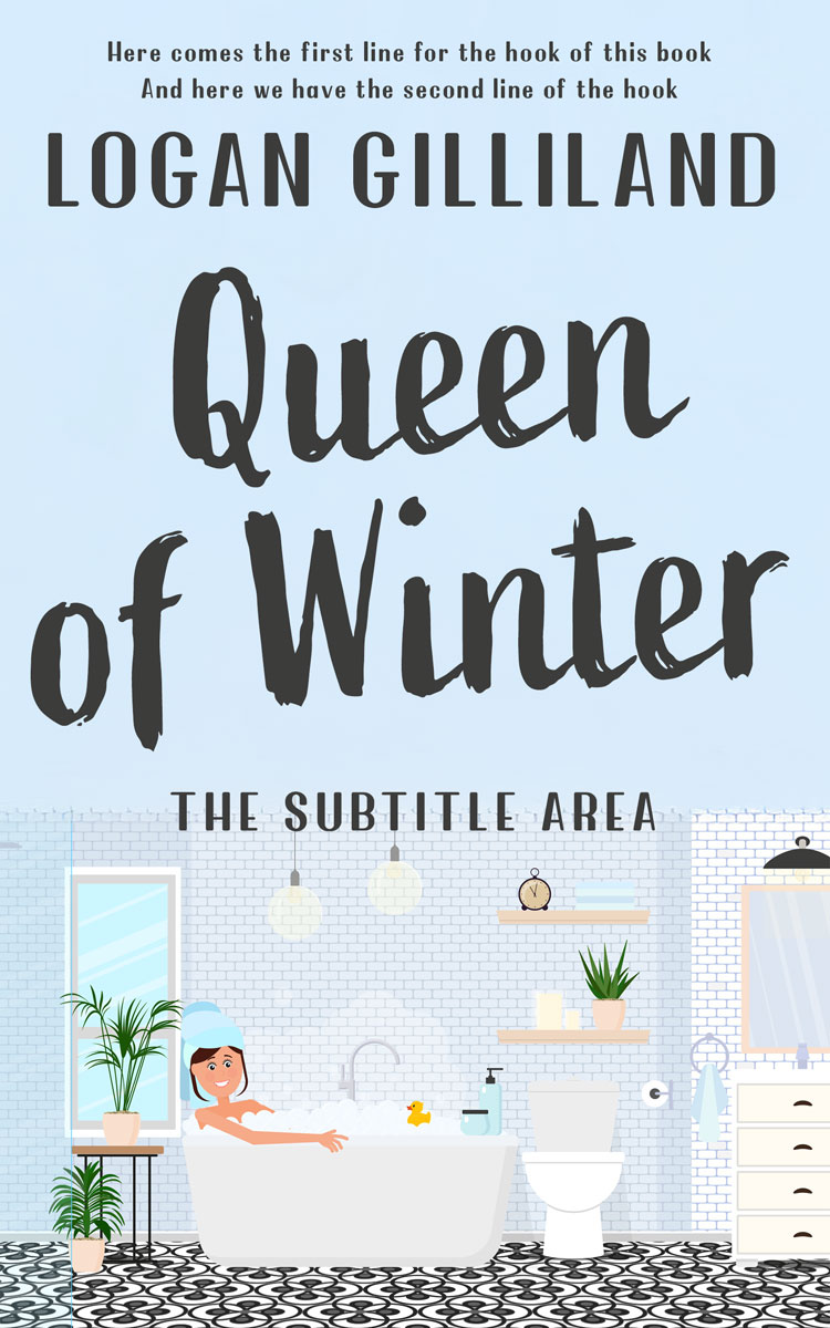 2D view of Premade Chick Lit Book Cover - Link Water #17876 | BookCoverZone*