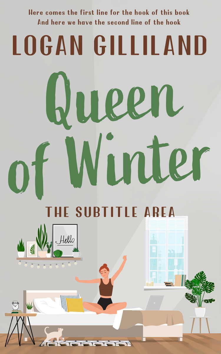 2D view of Premade Health & Mind & Body Book Cover - Cloud #17877 | BookCoverZone*