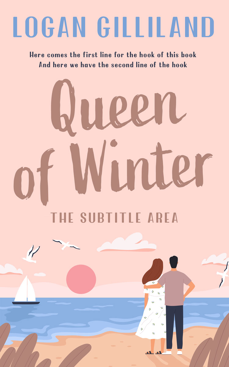 2D view of Premade Romance Book Cover - Vanilla Ice #17886 | BookCoverZone*