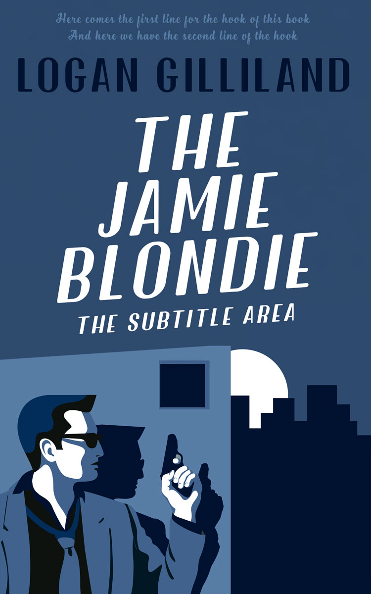 2D view of Premade Mystery & Thriller & Suspense Book Cover - San Juan