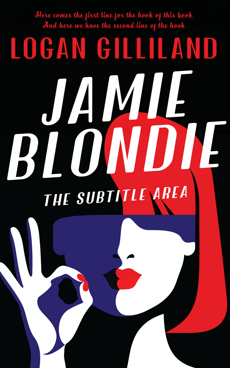 2D view of Premade Mystery & Thriller & Suspense Book Cover - Ebony