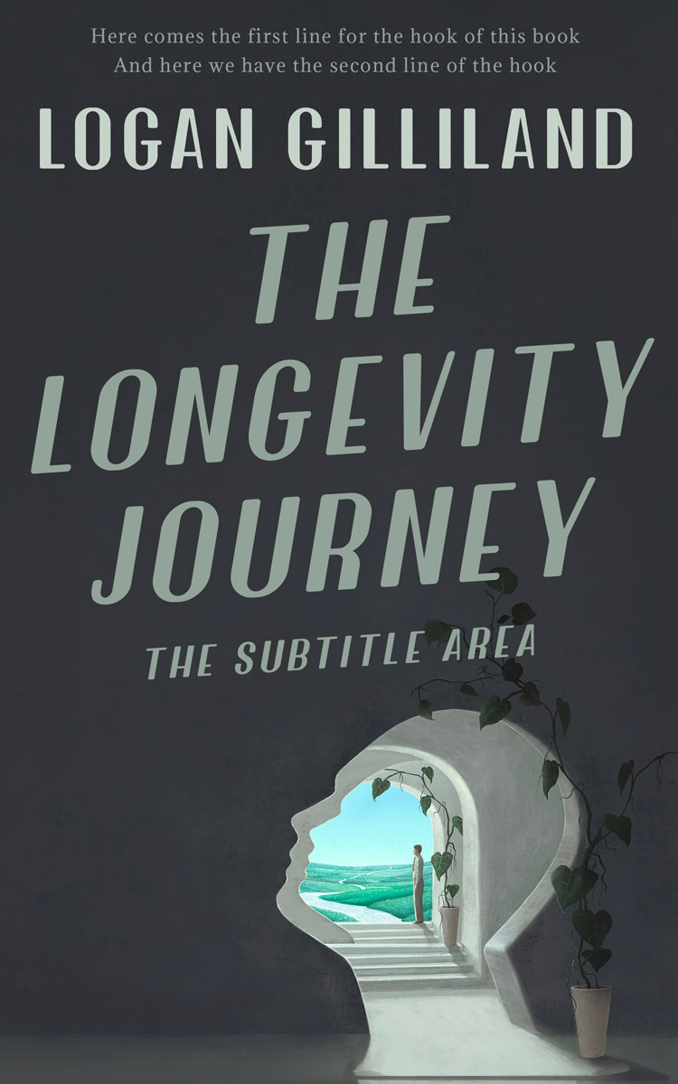 2D view of Premade Surreal Book Cover - Tuna #17903 | BookCoverZone*