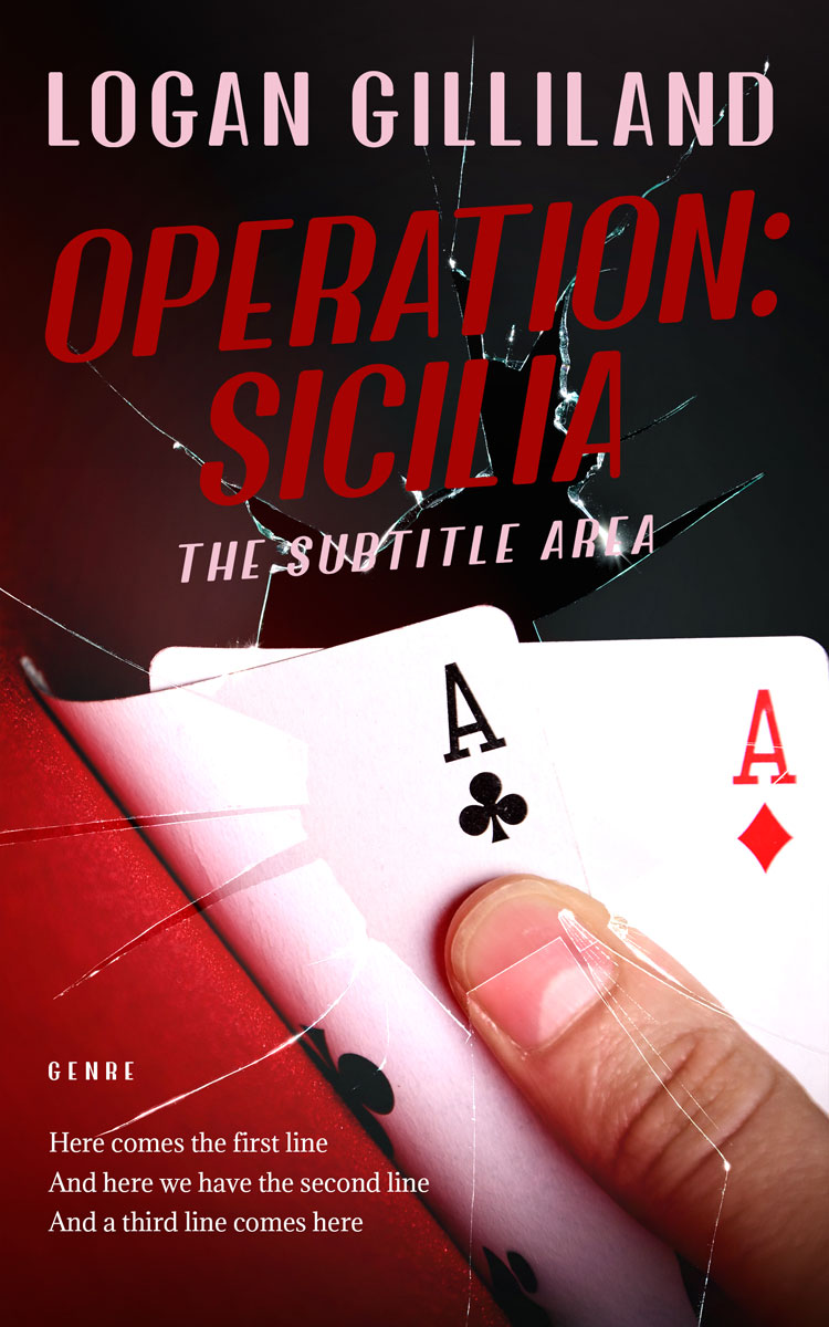 2D view of Premade Mystery & Thriller & Suspense Book Cover - Petite Orchid #17906 | BookCoverZone*