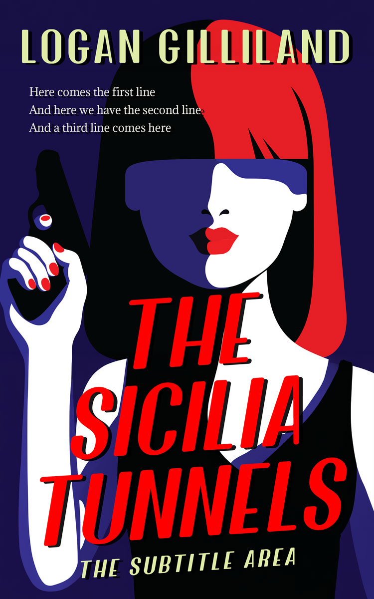 2D view of Premade Mystery & Thriller & Suspense Book Cover - Cinnabar #17915 | BookCoverZone*