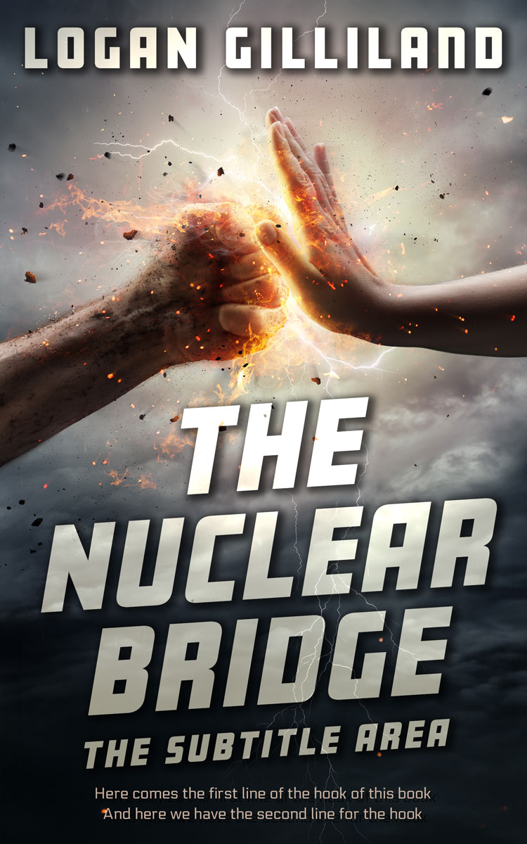 2D view of Premade Science Fiction Book Cover - Shark #17927 | BookCoverZone*