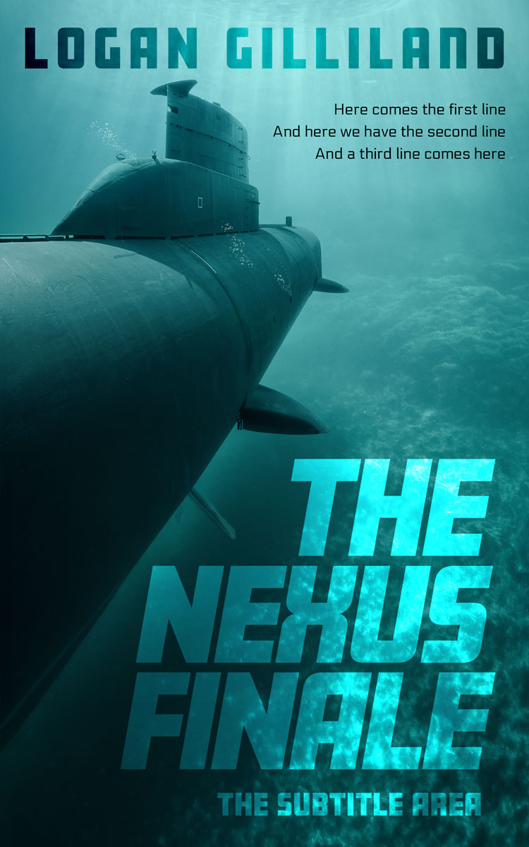 2D view of Premade Science Fiction Book Cover - Tiber #17933 | BookCoverZone*