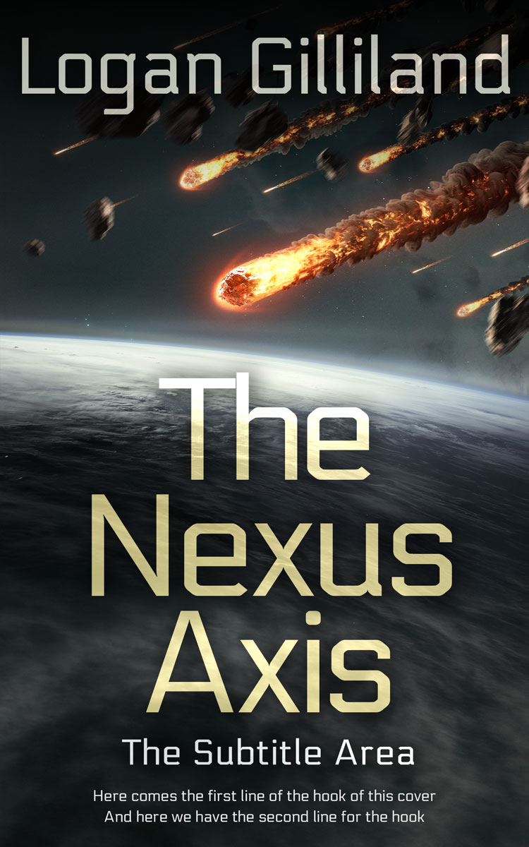 2D view of Premade Science Fiction Book Cover - Shark #17947 | BookCoverZone*