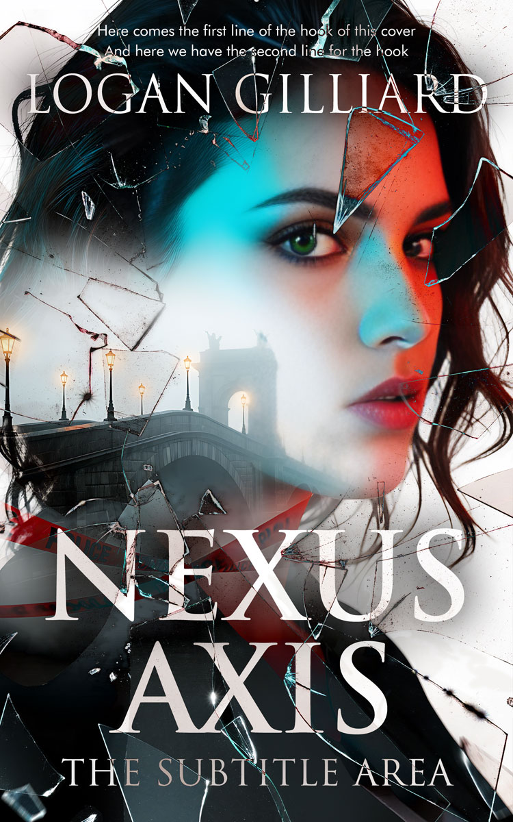 2D view of Premade Mystery & Thriller & Suspense Book Cover - Swirl #17966 | BookCoverZone*