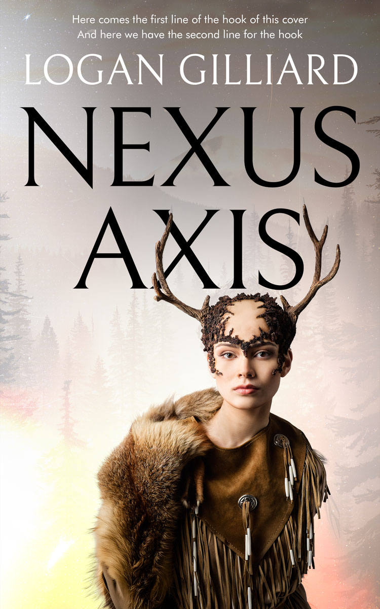 2D view of Premade Fantasy Book Cover - Sisal