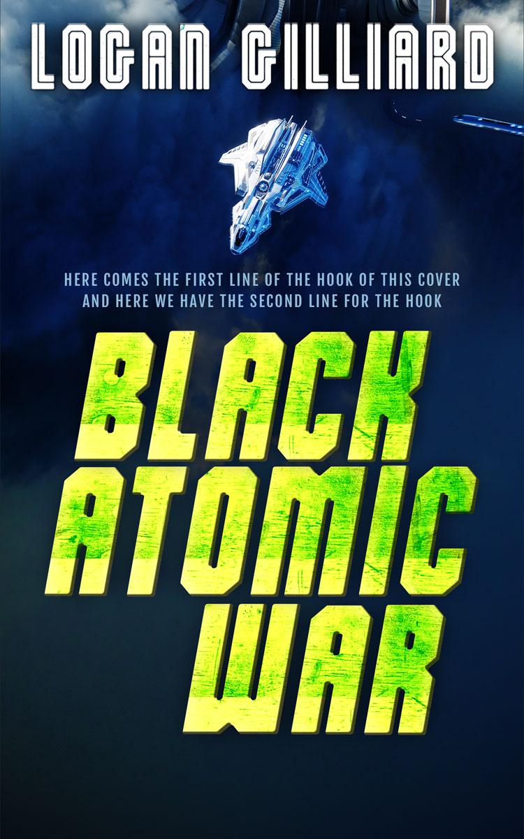 2D view of Premade Science Fiction Book Cover - Starship #17993 | BookCoverZone*