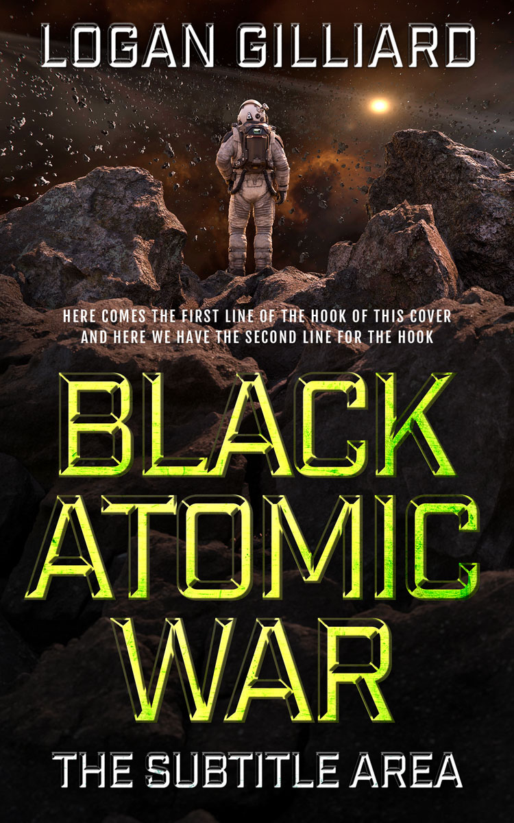 2D view of Premade Science Fiction Book Cover - Zeus
