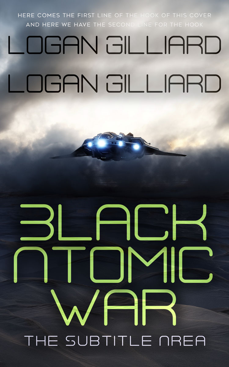 2D view of Premade Science Fiction Book Cover - Shark #18009 | BookCoverZone*