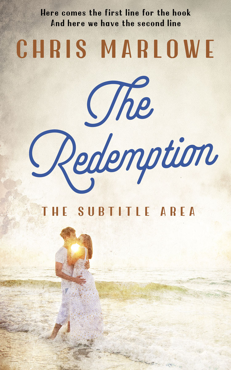 2D view of Premade Romance Book Cover - White Rock #18096 | BookCoverZone