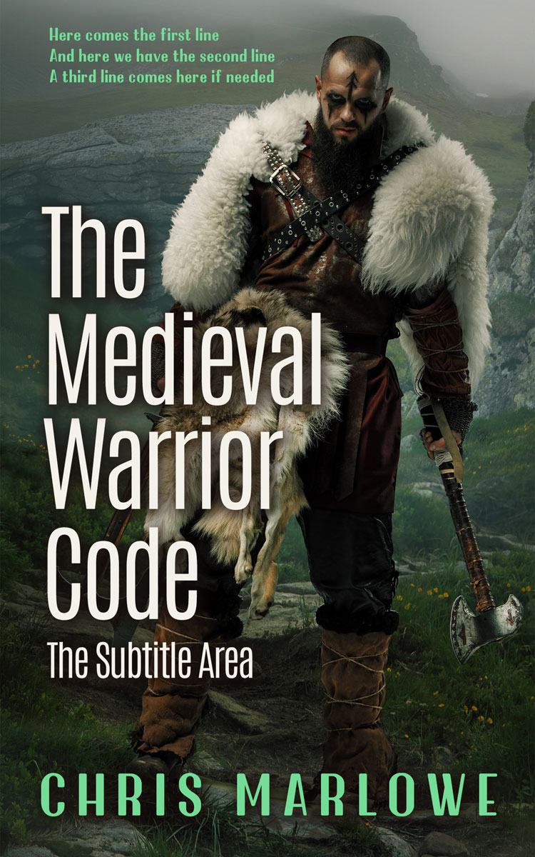 2D view of Premade Historical Book Cover - Heavy Metal #18110 | BookCoverZone*