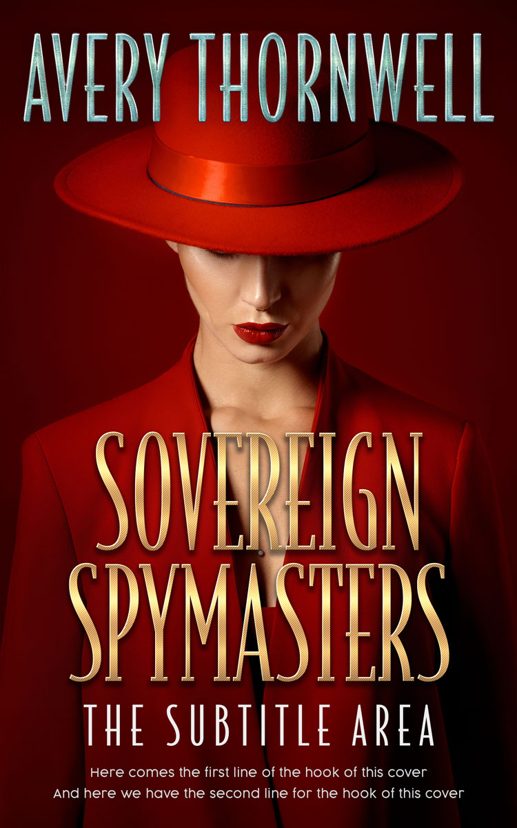 2D view of Premade Mystery & Thriller & Suspense Book Cover - Bulgarian Rose #18189 | BookCoverZone
