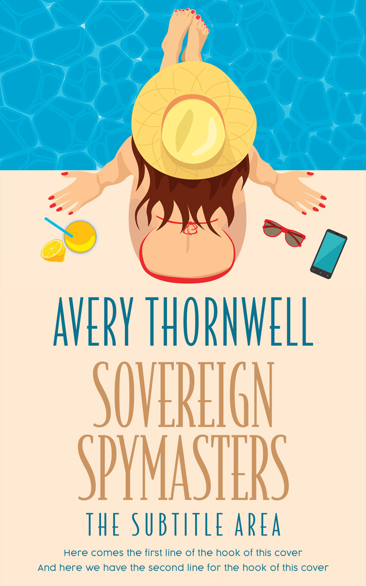 2D view of Premade Travel Book Cover - Givry #18194 | BookCoverZone*
