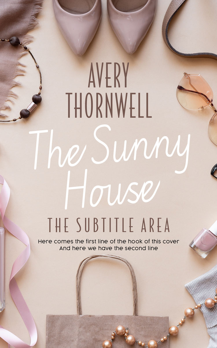 2D view of Premade Chick Lit Book Cover - Wafer #18198 | BookCoverZone