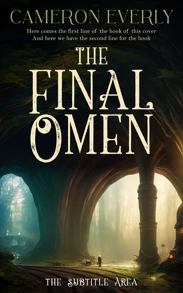 2D view of Premade Fantasy Book Cover - Akaroa #18280 | BookCoverZone*