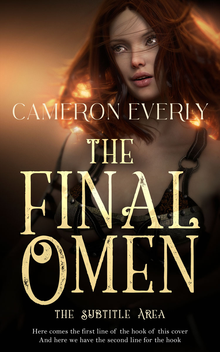 2D view of Premade Fantasy Book Cover - Tumbleweed #18283 | BookCoverZone*