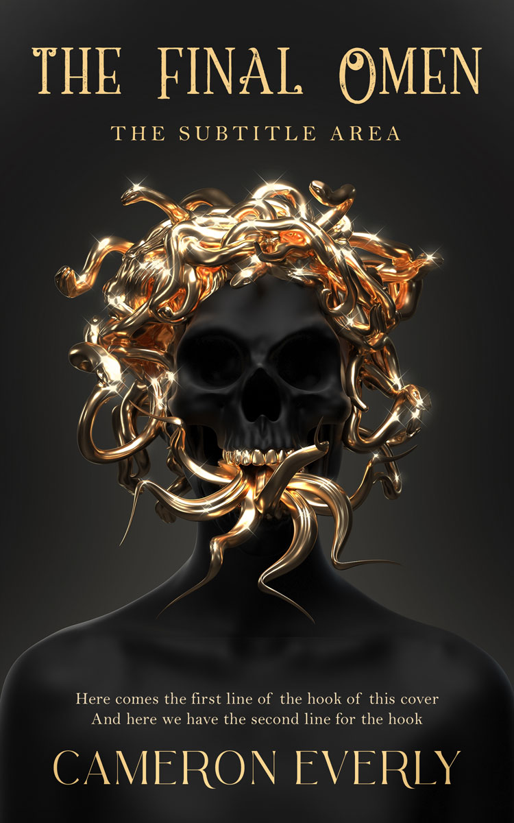 2D view of Premade Horror Book Cover - Dune #18300 | BookCoverZone*