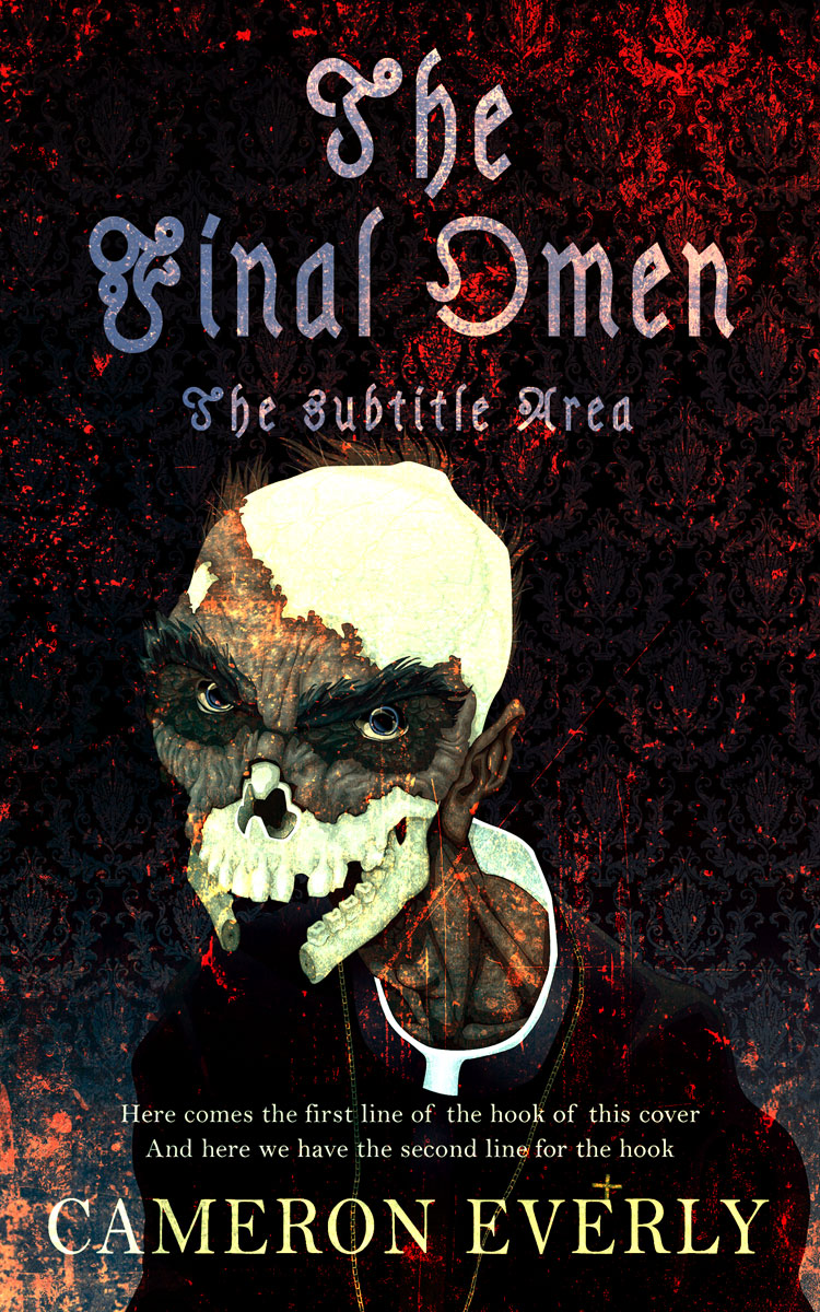 2D view of Premade Horror Book Cover - Cameo #18301 | BookCoverZone*