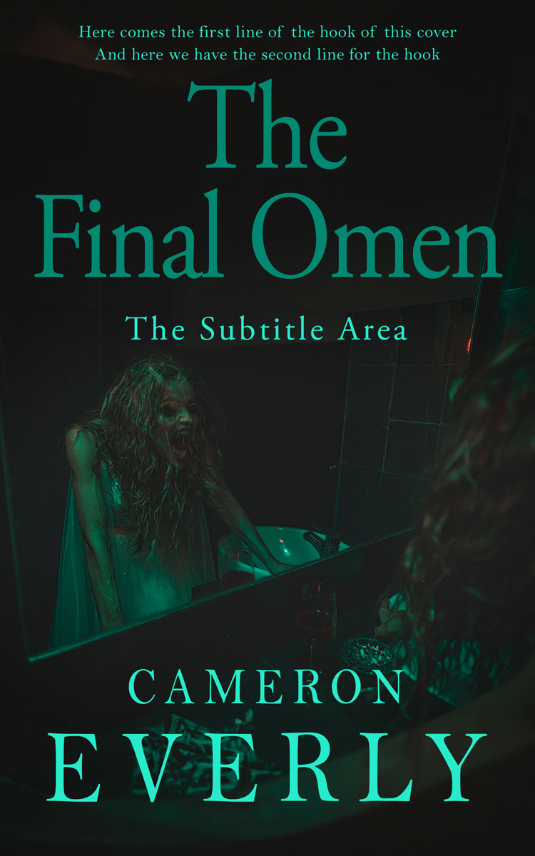 2D view of Premade Horror Book Cover - Heavy Metal #18303 | BookCoverZone*