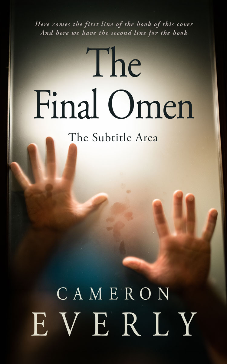 2D view of Premade Horror Book Cover - Akaroa #18307 | BookCoverZone*