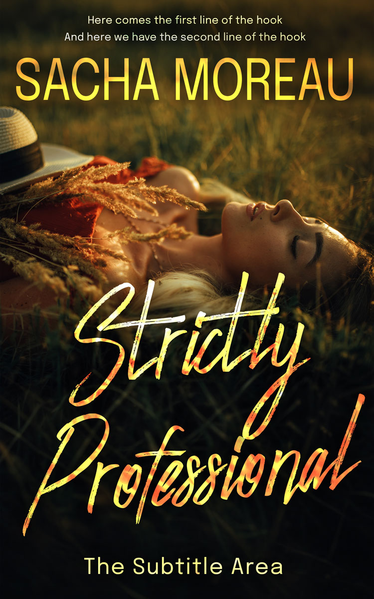 2D view of Premade Romance Book Cover - Di Serria #18351 | BookCoverZone