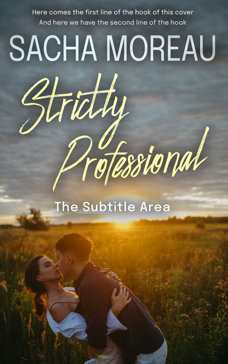 2D view of Premade Romance Book Cover - Soya Bean #18356 | BookCoverZone