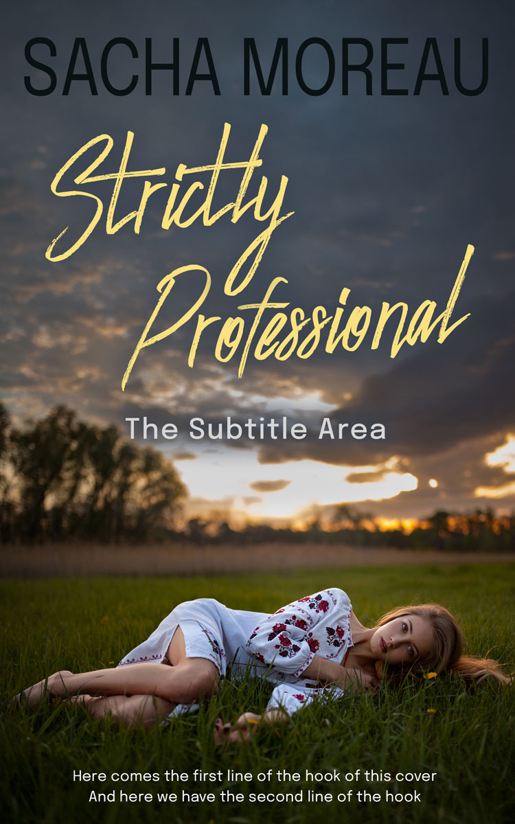 2D view of Premade Romance Book Cover - Armadillo #18358 | BookCoverZone