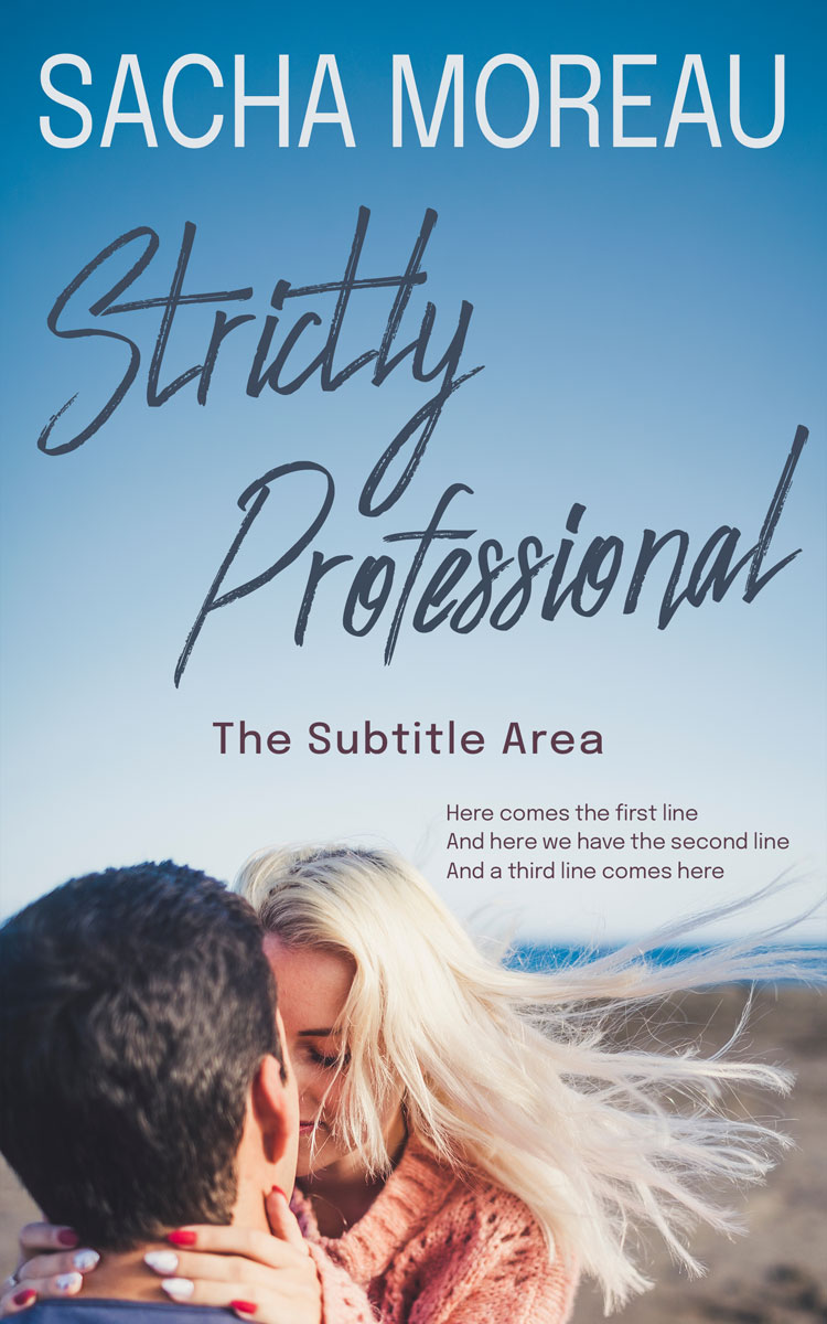 2D view of Premade Romance Book Cover - Loblolly #18364 | BookCoverZone